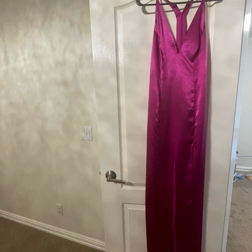 Beautiful pink cut out dress
